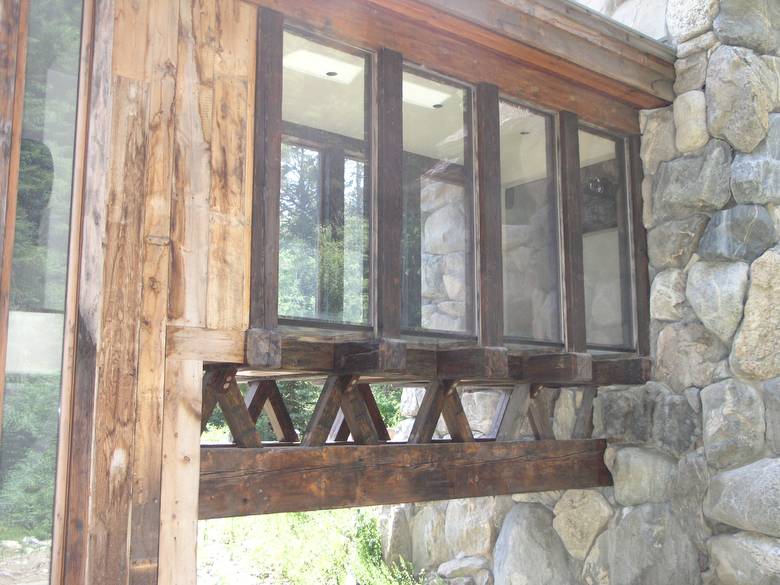 Weathered Exterior Timbers